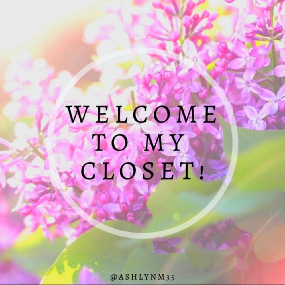 Welcome to my closet